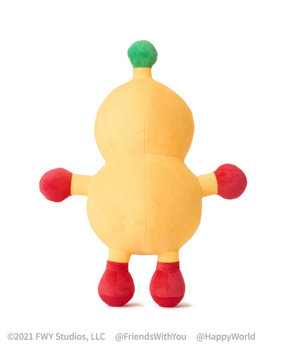 Peanut Butter Plush Toy ♪ Happy World | Soft Stuffed Animal, Cute Character Plush